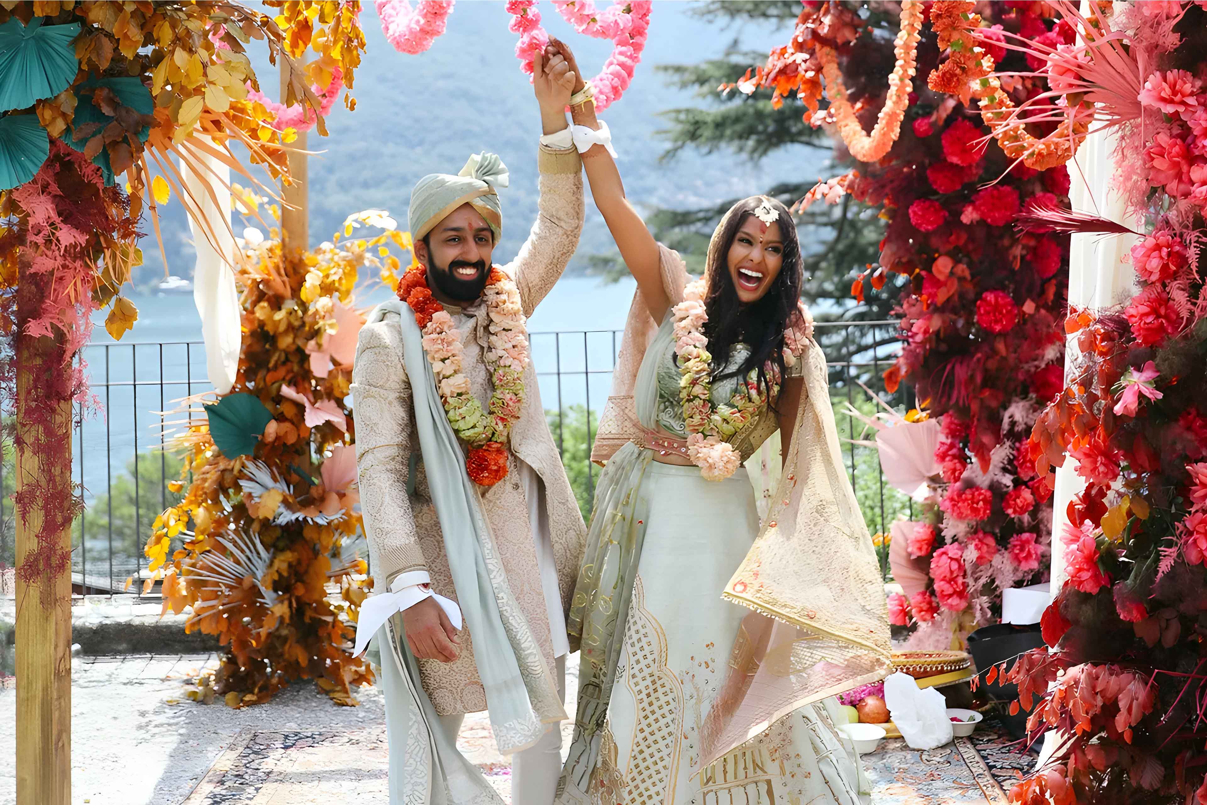 neha prakash and shehryar hussain wedding indian and pakistani fusion wedding